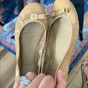 Tory Burch patent flats